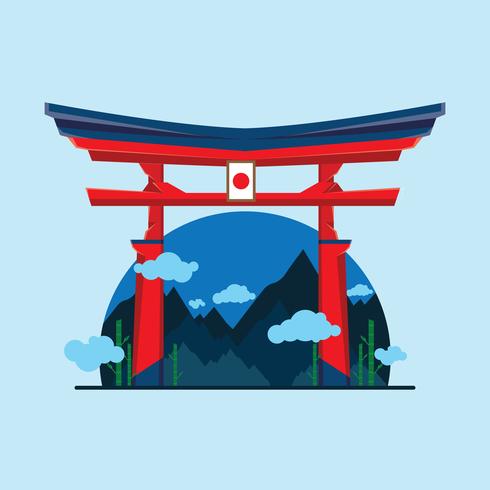 Decorated Shrine Vector