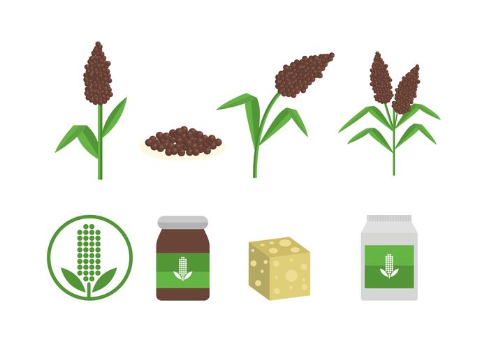 Iconos de Vector de Sorgo gratis