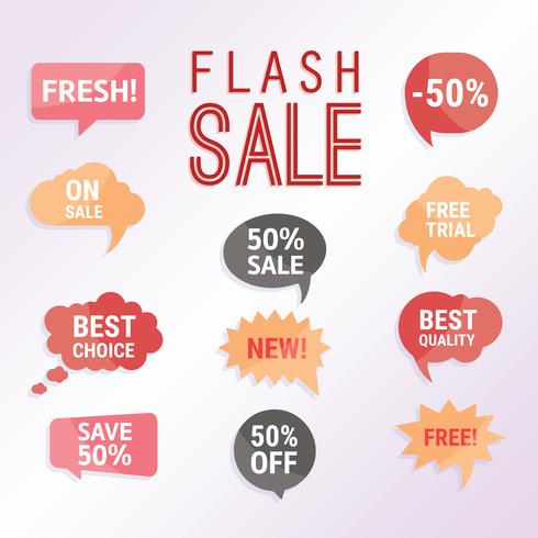 Free Price Flash Vector