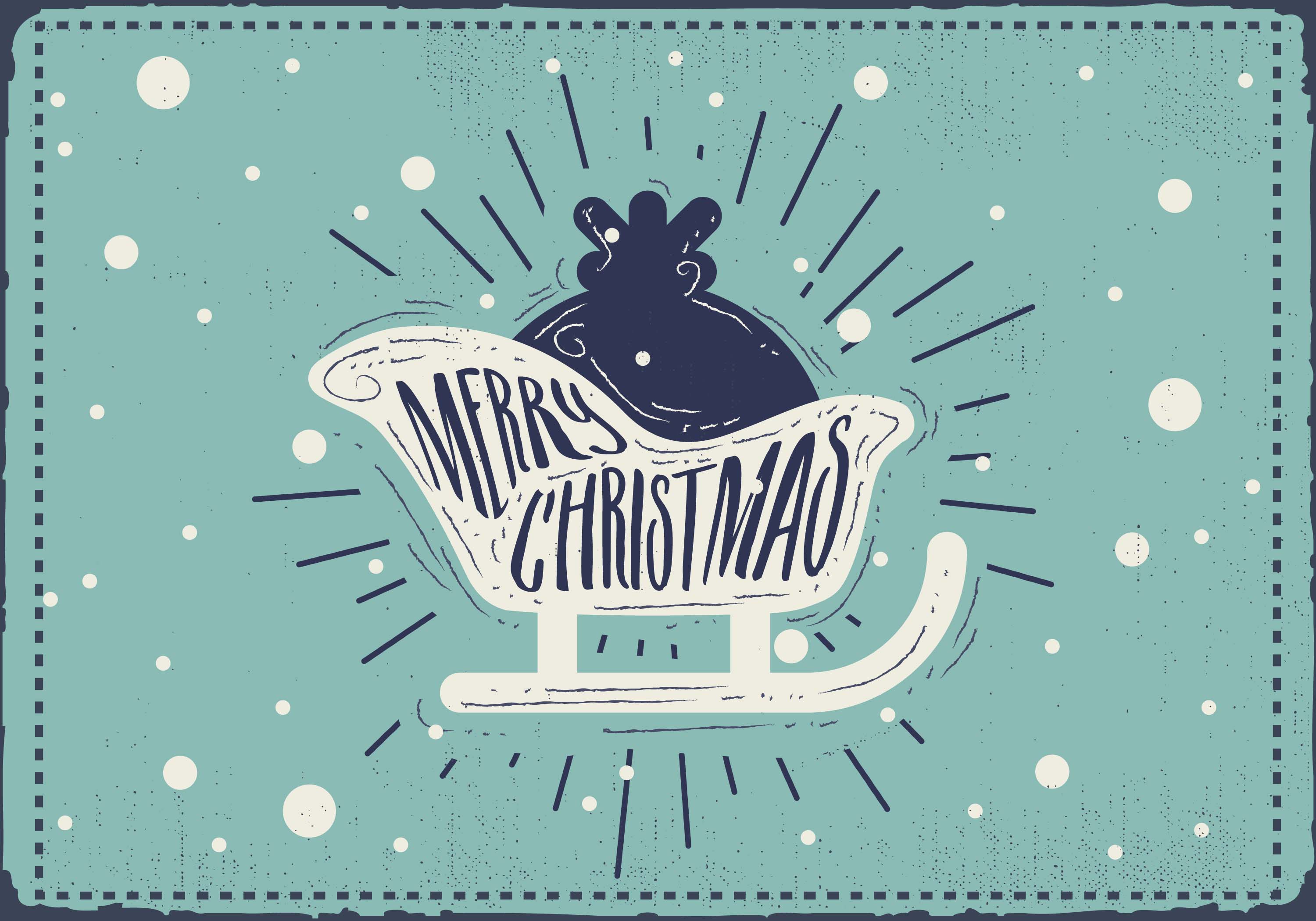 Download Free Vintage Christmas Silhouette Vector Background - Download Free Vectors, Clipart Graphics ...