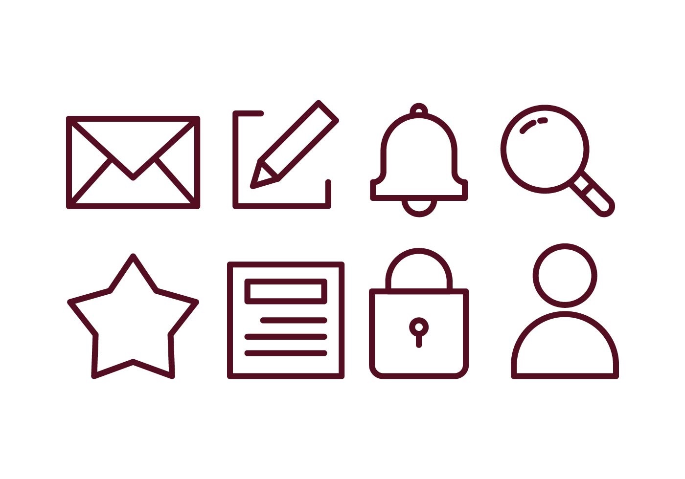 Download Blogger Content Creator Icon Set - Download Free Vectors, Clipart Graphics & Vector Art