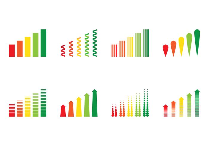 Revenue Bar Graph Vectors 