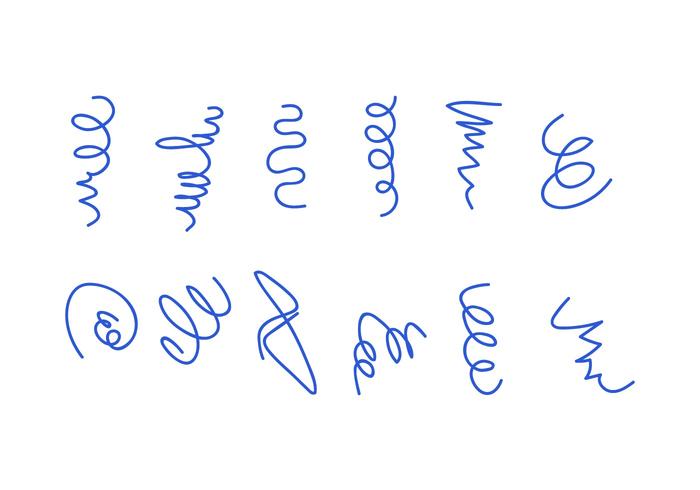 Pen Squiggle Vector Pack