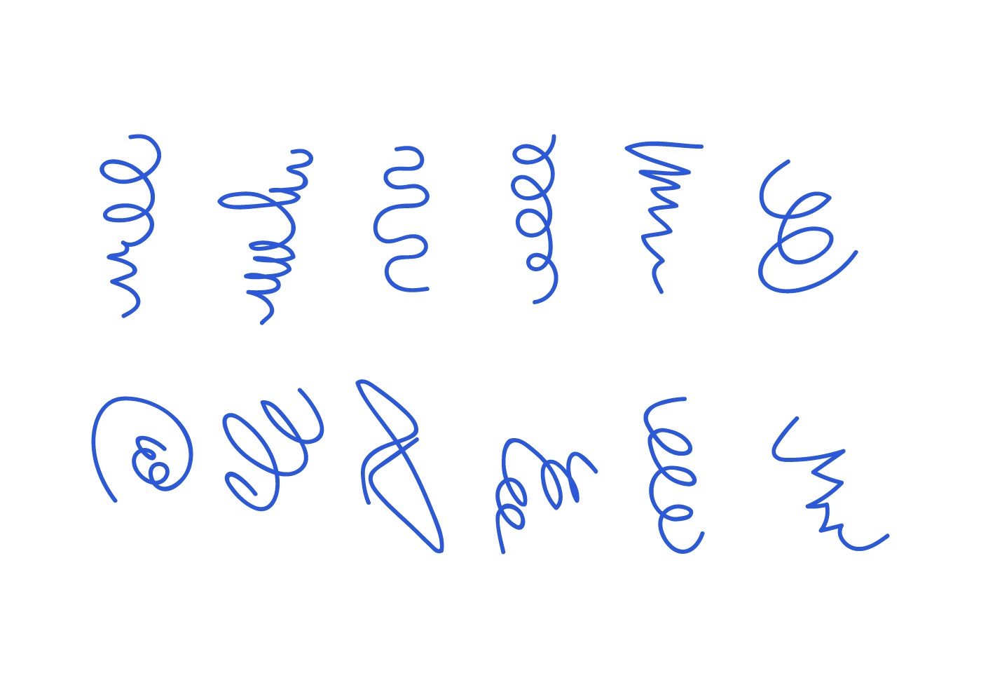 Pen Squiggle Vector Pack 168715 Vector Art at Vecteezy