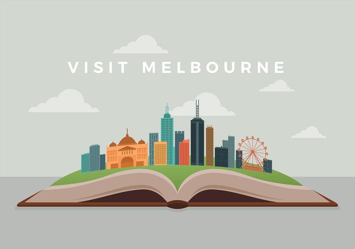 Visit Melbourne Free Vector