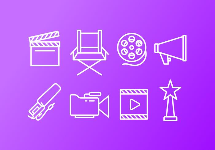 Video Creator Icon Pack vector