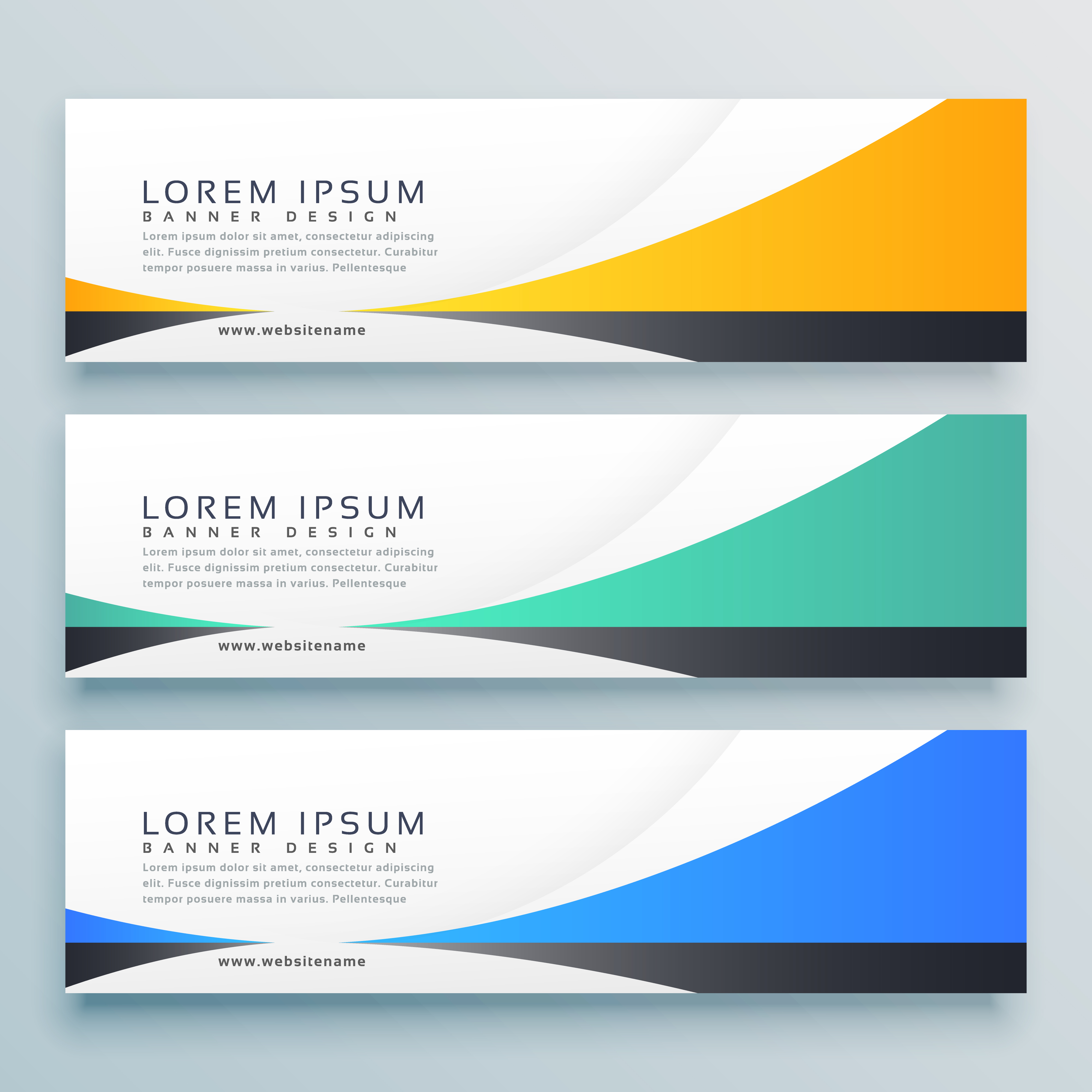 Horizontal Banner Template