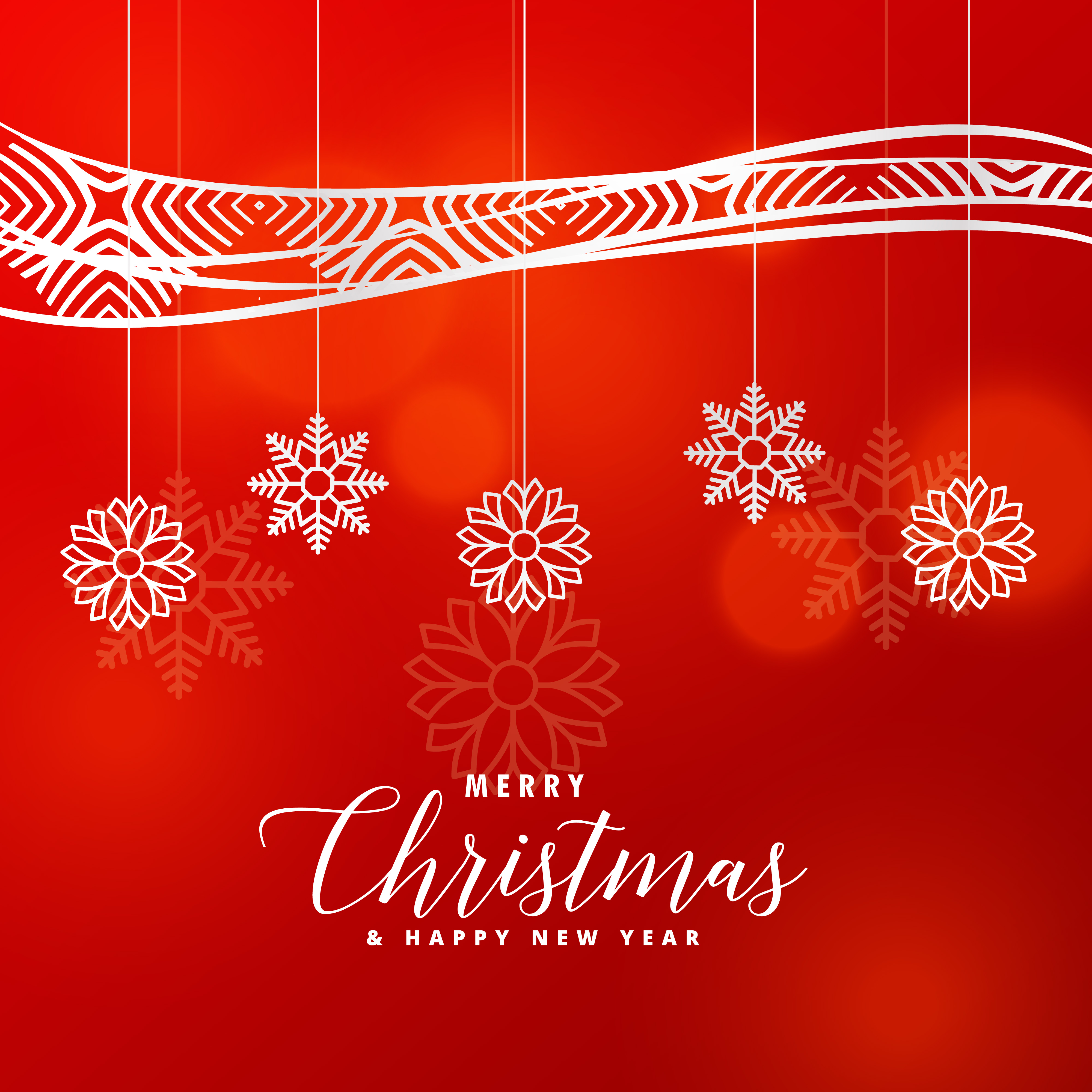 Christmas Card Design Vector Free Download / Christmas card design