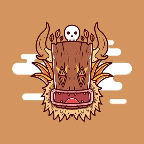 Free Shaman Head Vector