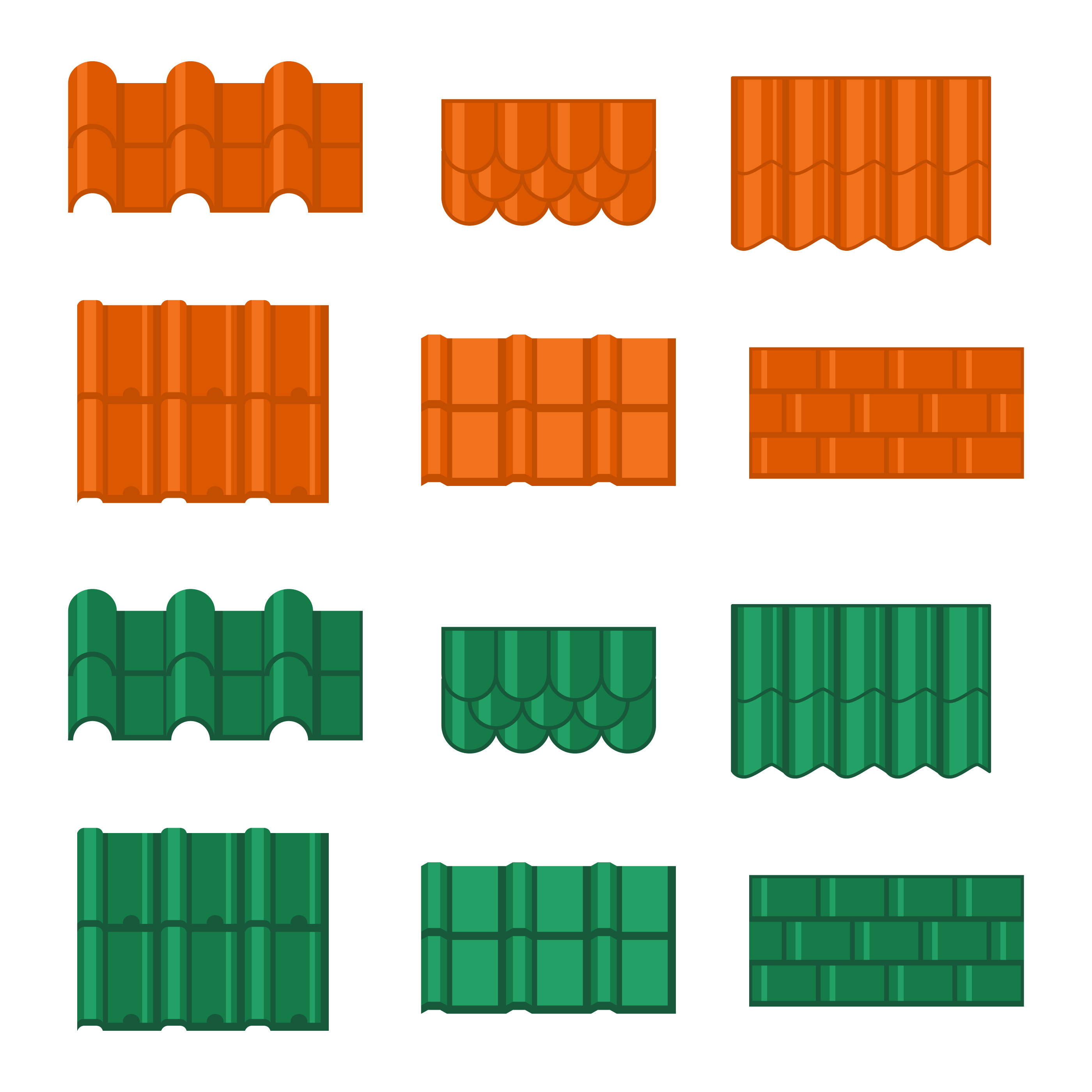 Roof Tile Vector Icons 169159 Vector Art at Vecteezy