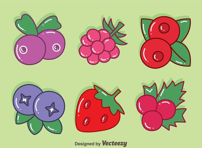 Hand Drawn Berries Vector