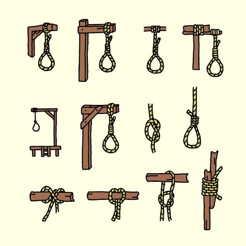 Gallows Vector Icons