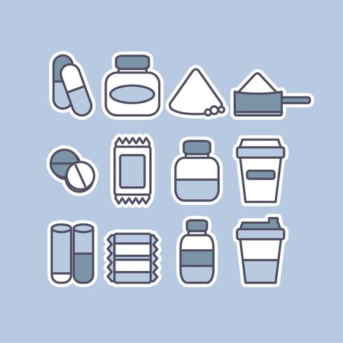 Vector Supplements Icons