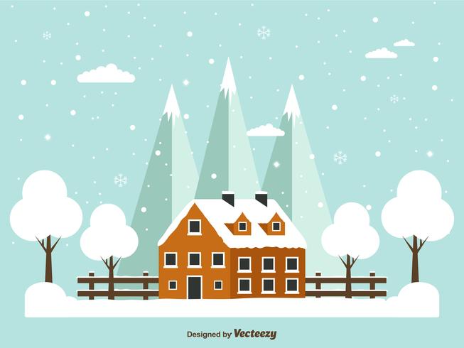 Winter Vector Background