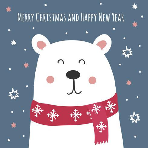 Christmas Card Vector Background