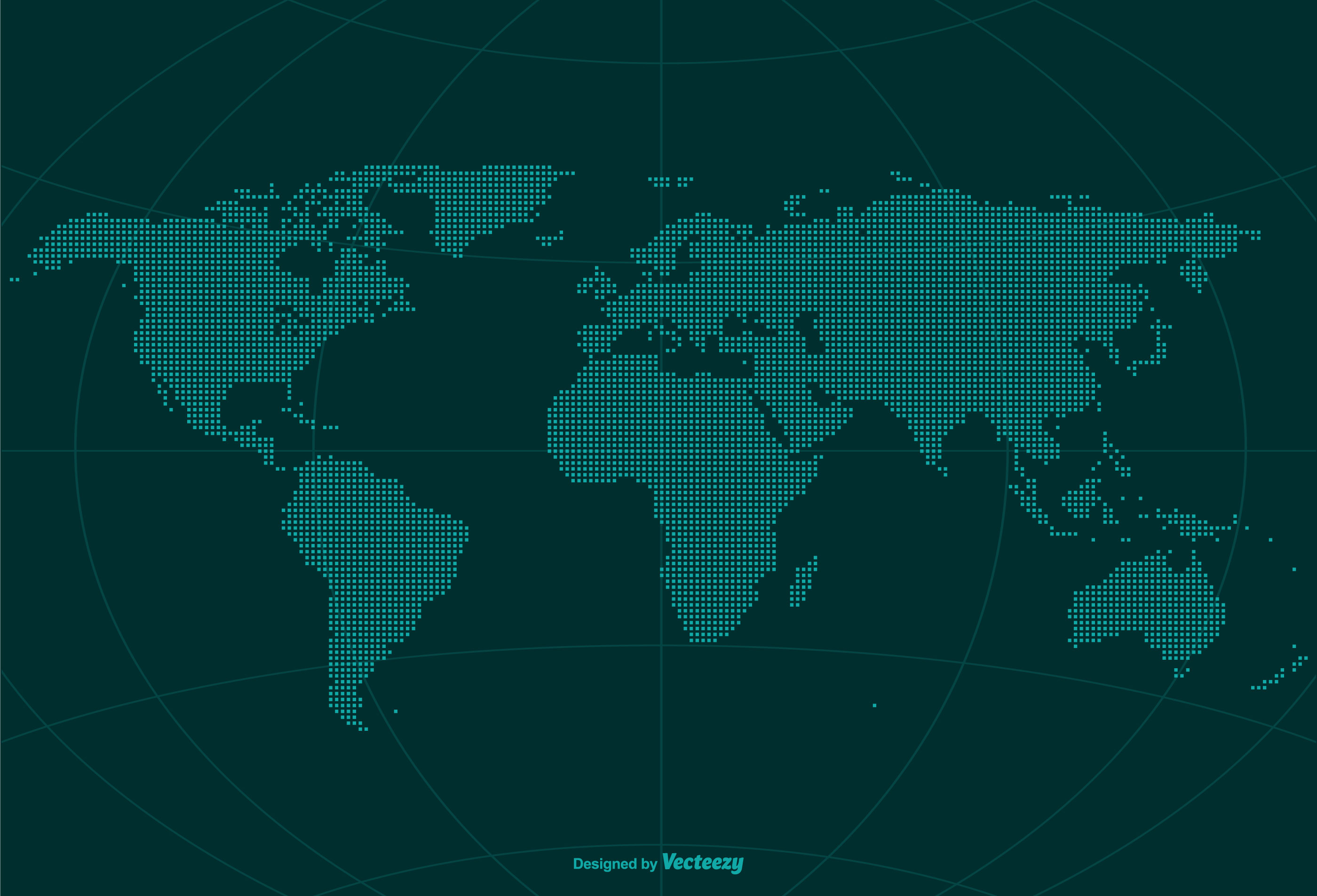 Pixel World Globe Map Vector 169839 Vector Art at Vecteezy