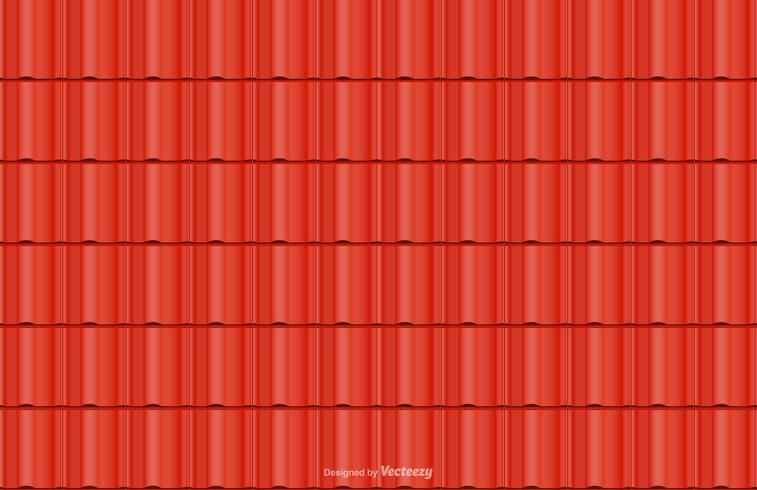 Red Roof Tile Vector Seamless Background