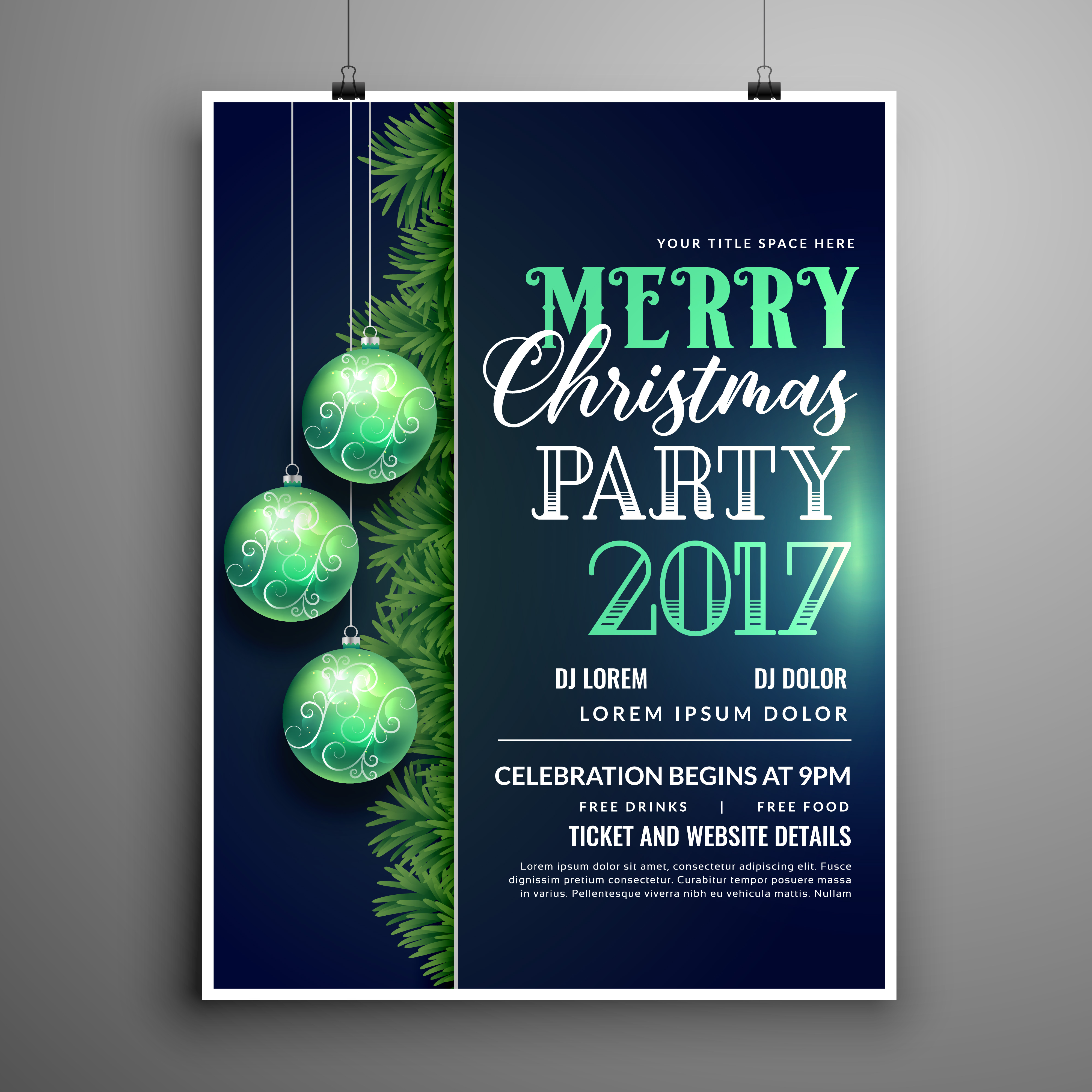 creative-blue-christmas-party-flyer-design-template-with-hanging-download-free-vector-art