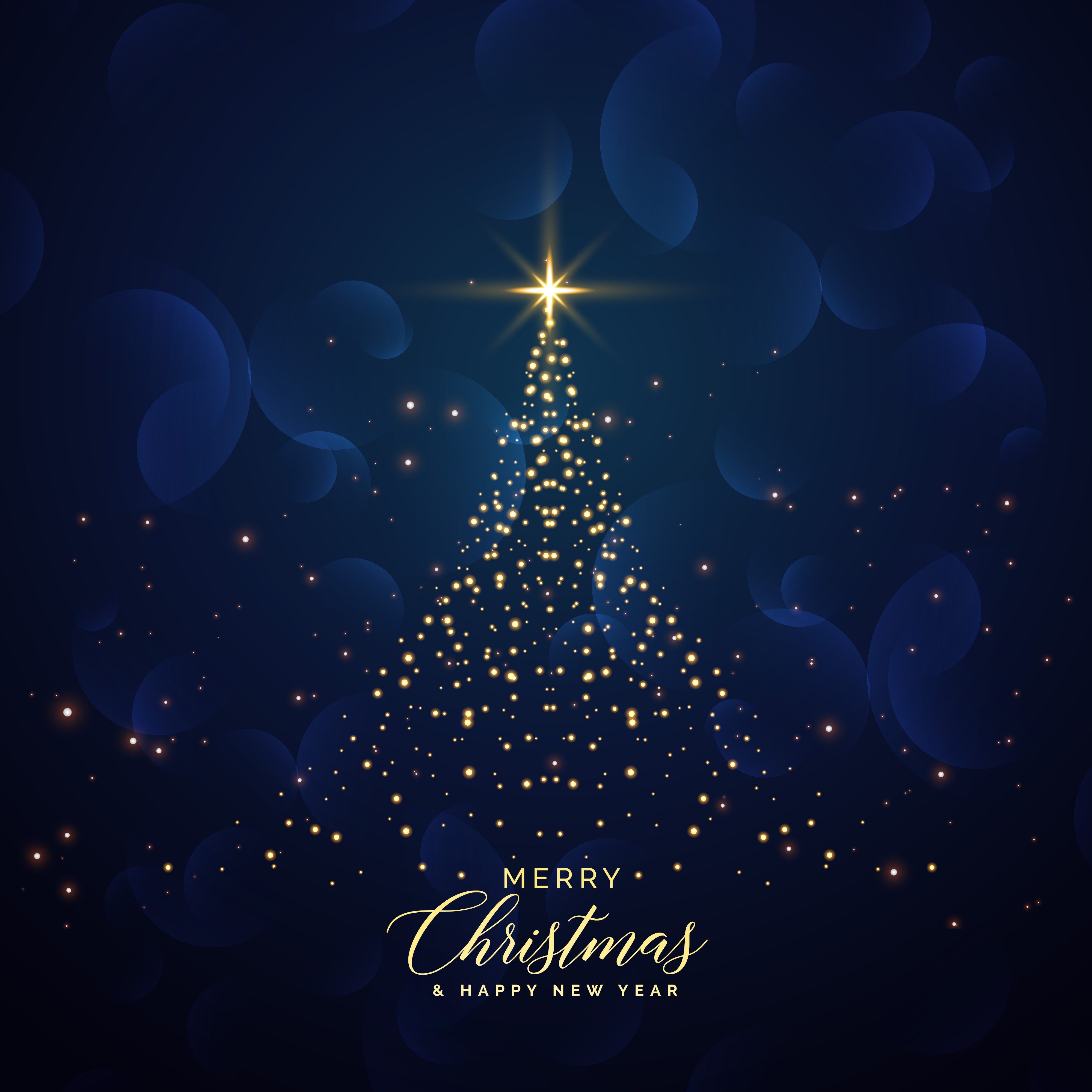 creative christmas tree made with glitter background - Download Free