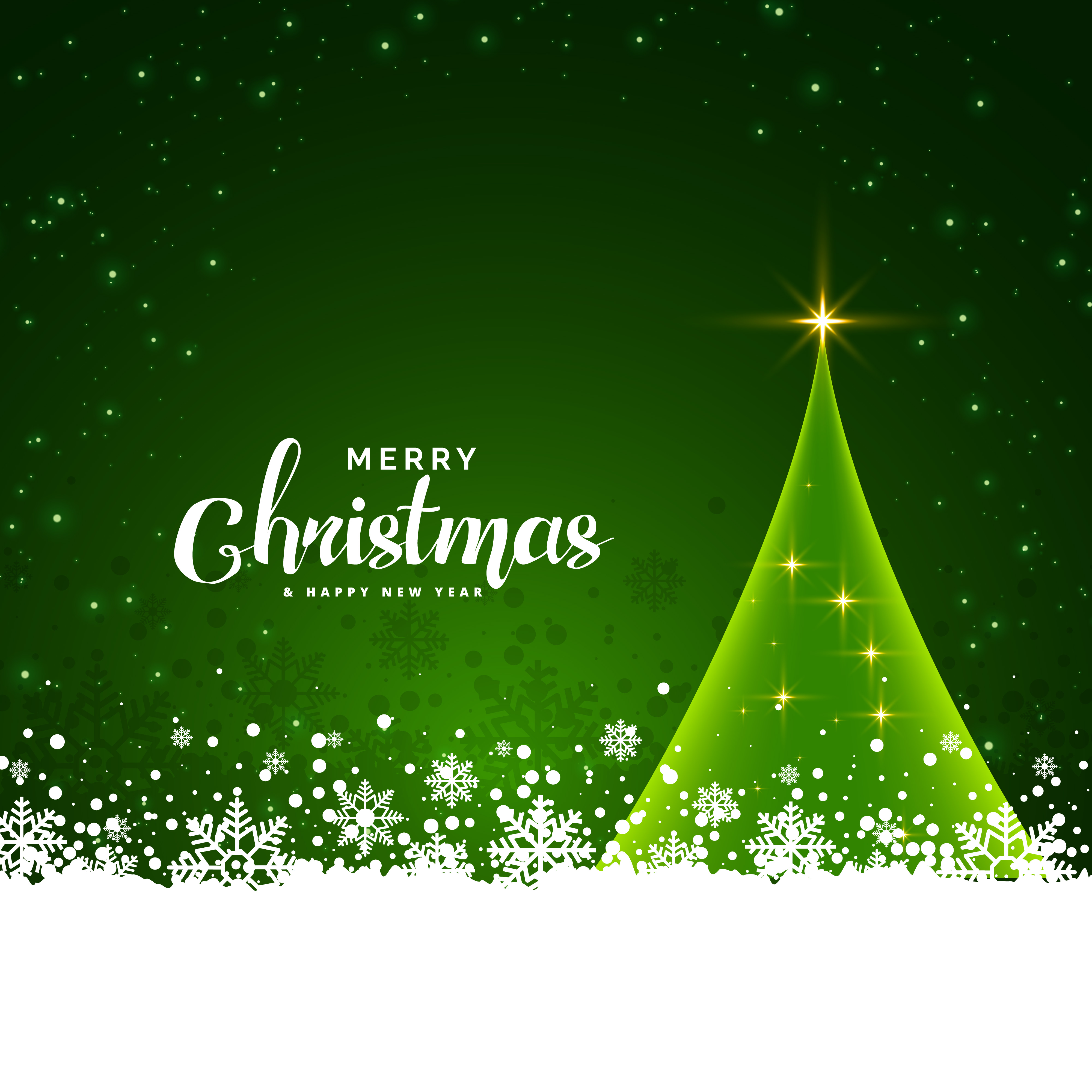 green-christmas-card-design-with-snowflakes-background-download-free-vector-art-stock