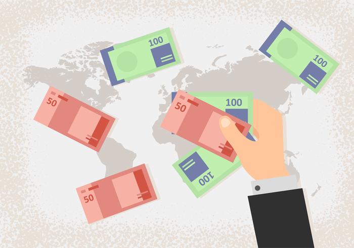 Sample Money In The World Vector 