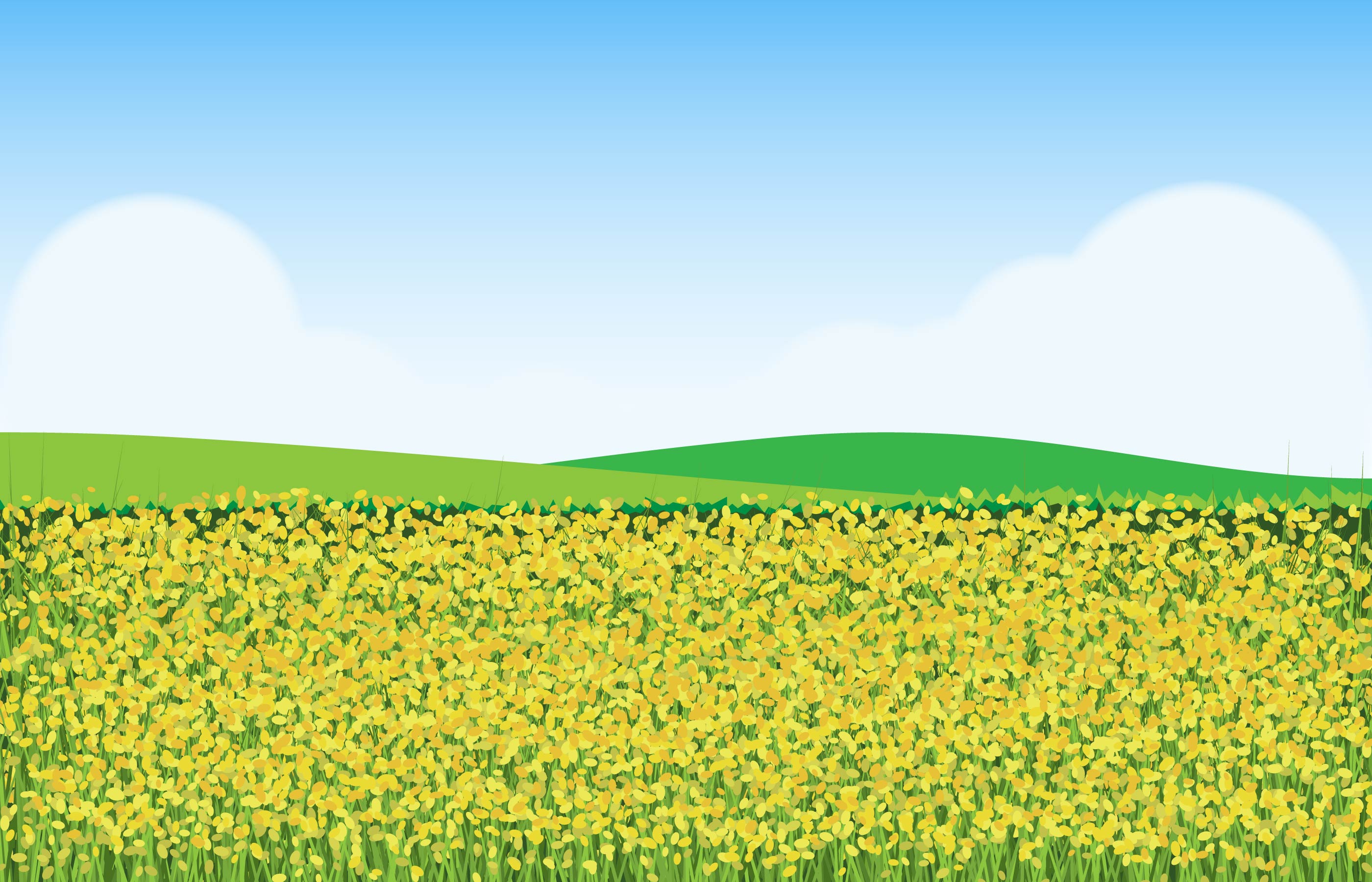 Flower Field Vector Art, Icons, and Graphics for Free Download