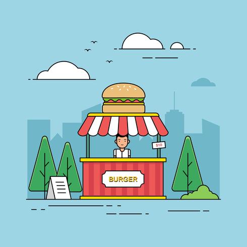 Concession Illustration Vector