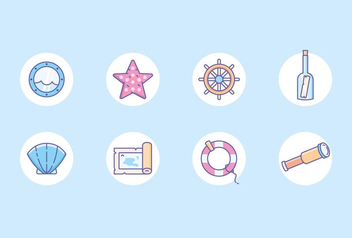Nautical Icons vector