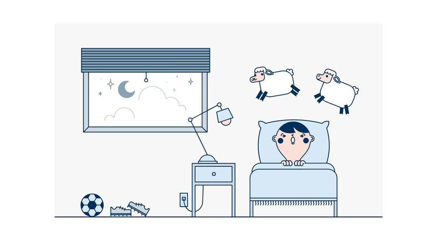 free-going-to-bed-vector vector