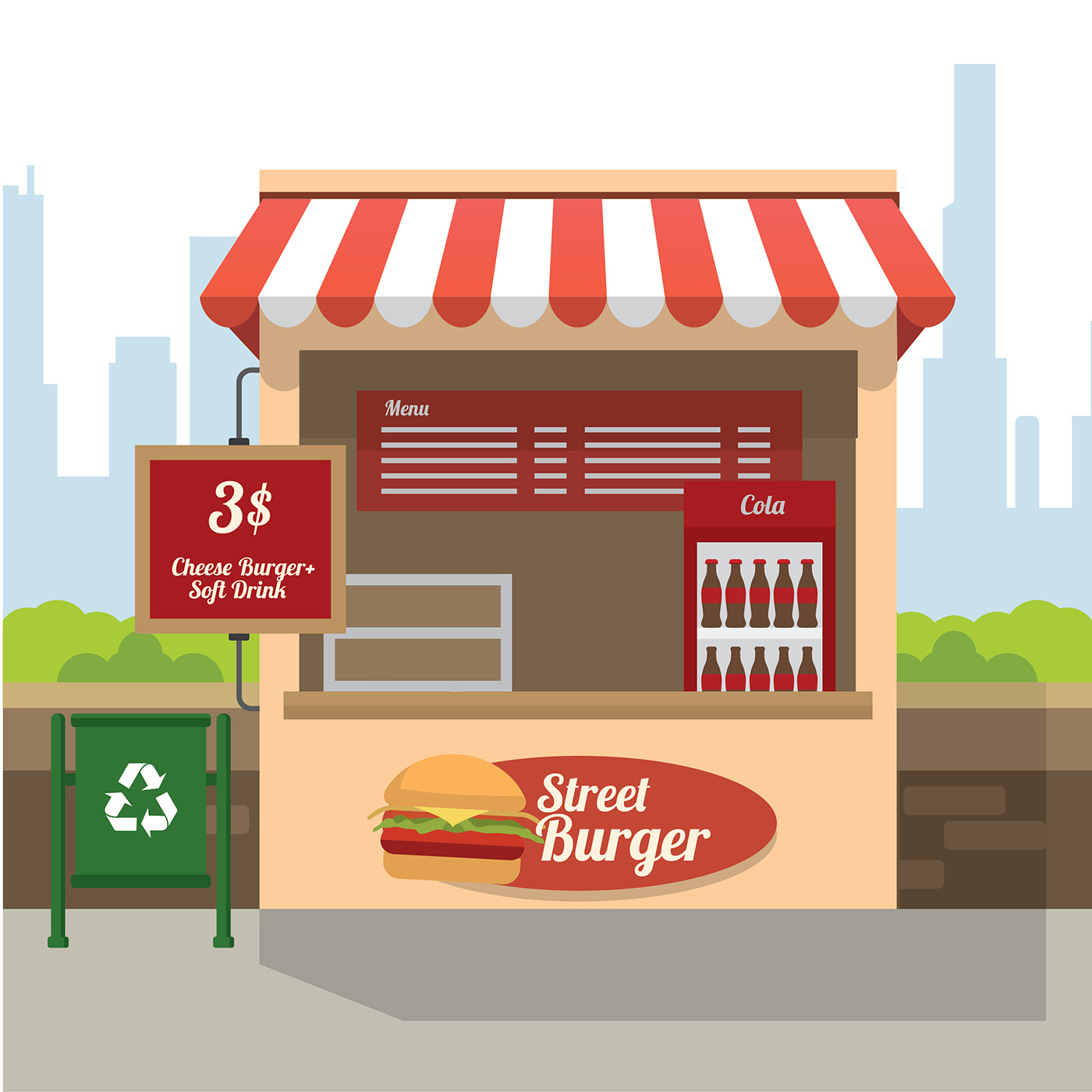 Burger stand best sale