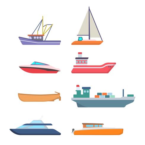 Flat Ship Vectors