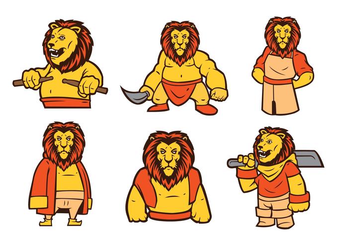 Lion Mascot Vector