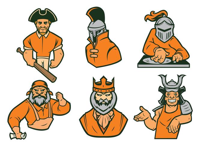 Warrior Mascot Vector