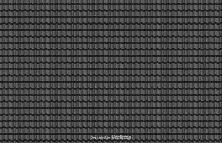 Black Roof Tile Seamless Vector Background