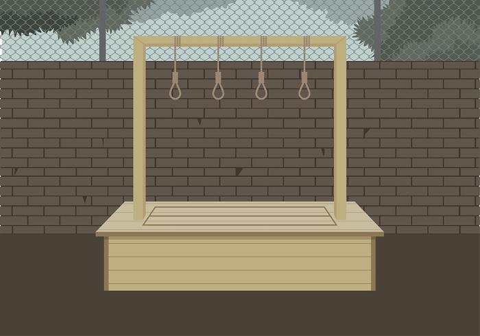 Gallows Illustration Free Vector