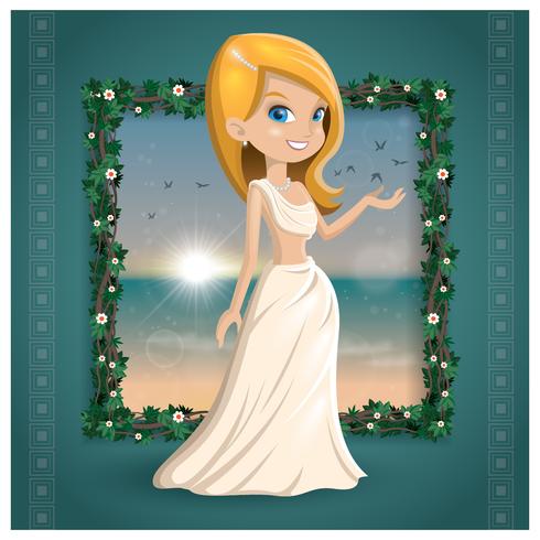 Free Beautiful Aphrodite Vector