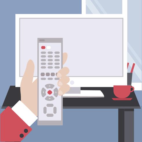 Vector TV Remote Illustration