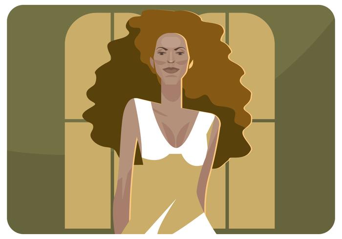 Beyonce ilustración vectorial vector
