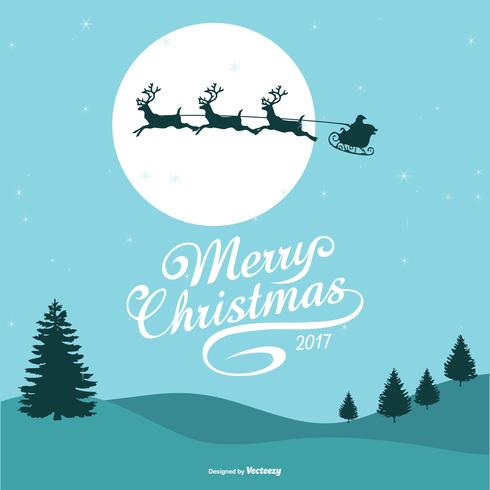 Beautiful Merry Christmas Illustration vector