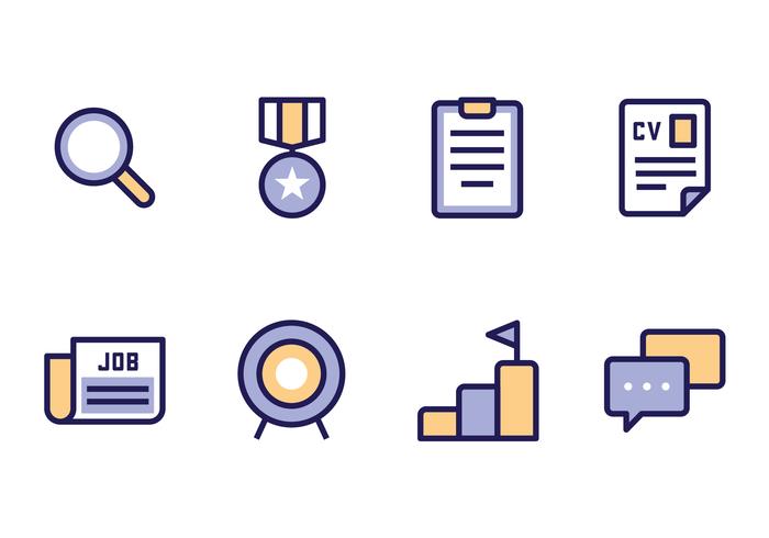 Job Search Icon vector