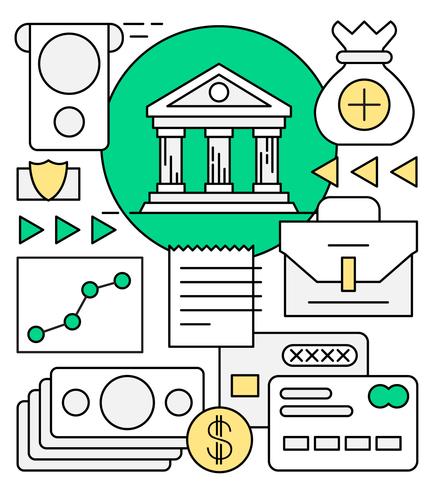 Linear Finance and Banking Vector Elements