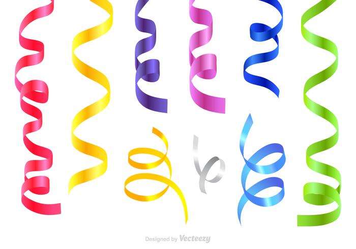 Colorful Serpentine Vector Set