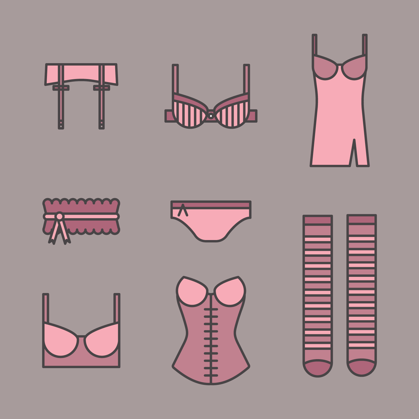 pink bra underwear 10967497 Vector Art at Vecteezy