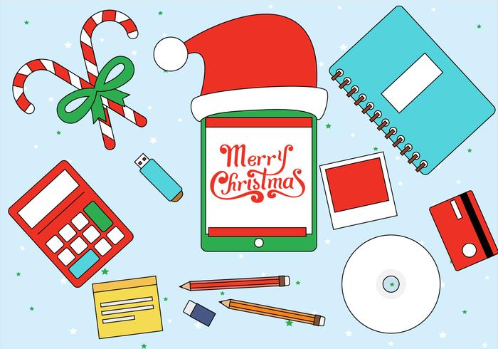 Free Christmas Vector Elements Illustration