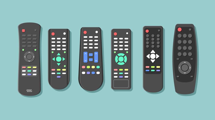 Vector gratis de Black TV Remote