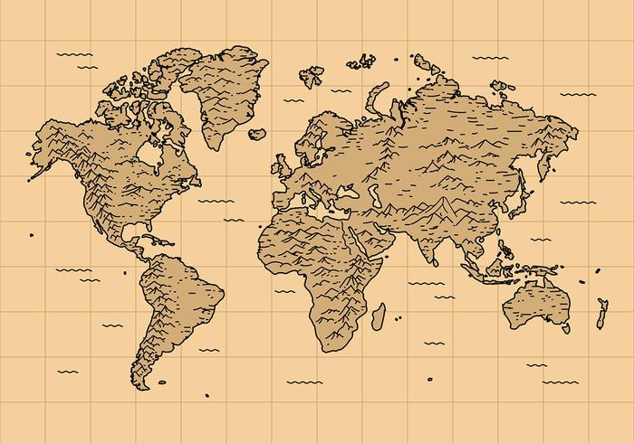 Download Global Map Vintage Free Vector - Download Free Vectors ...