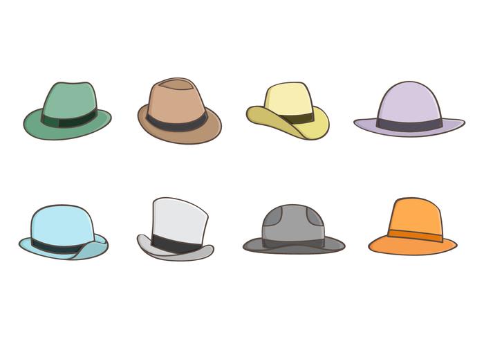 Free Panama Hat Vector Collection