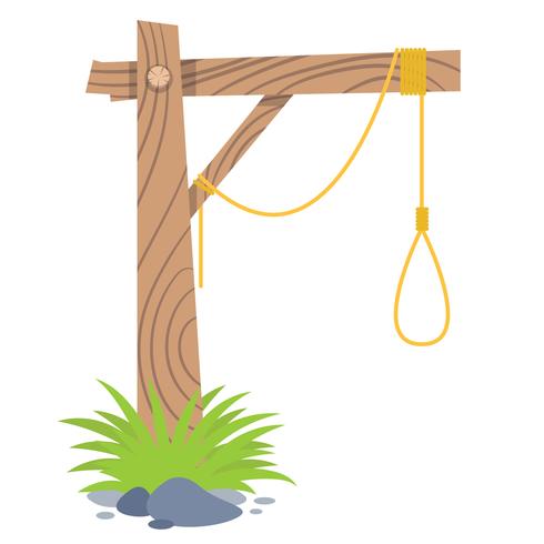 Flat Gallows Vector