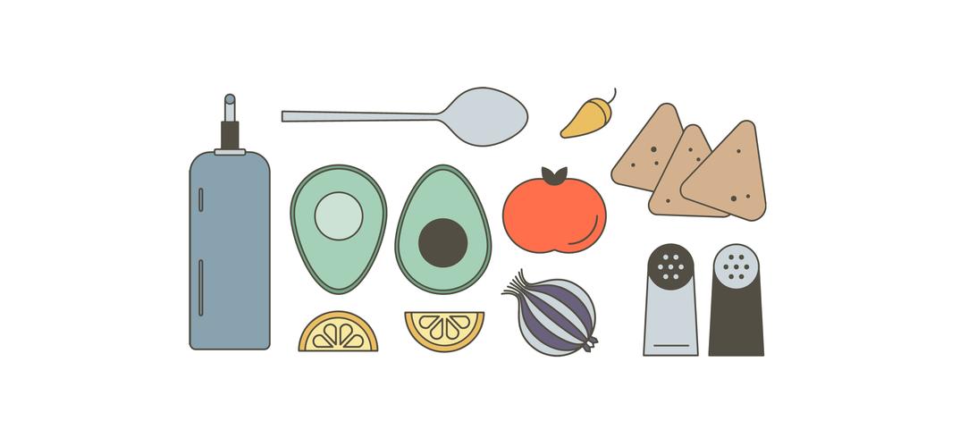 Vector de guacamole gratis