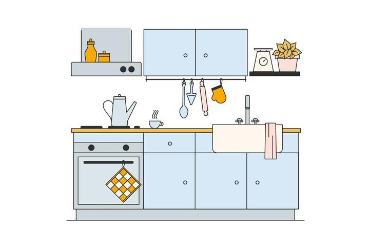 Vector de cocina gratis